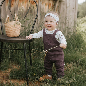 Huckleberry Knit Overall Set