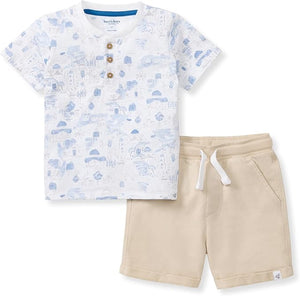 Santorini Toddler Short Set