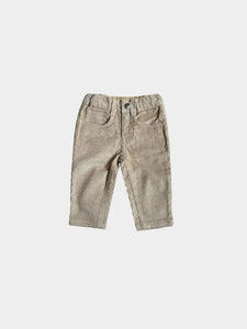 Boy's Corduroy Beige Pants