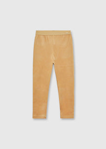 Girls Velvet Leggings