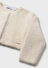 Load image into Gallery viewer, Baby Knit Cardigan with Faux Fur
