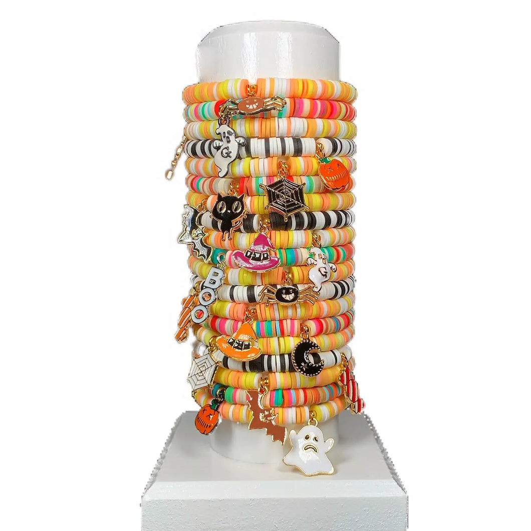 Spooky Halloween Charm Bracelet