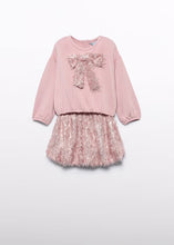 Load image into Gallery viewer, Girl Sequin Fringe Skirt Set
