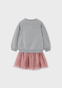 Girl Sweatshirt and Tulle Skirt Set