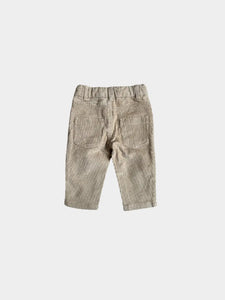 Boy's Corduroy Beige Pants