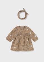 Load image into Gallery viewer, Baby Girl Jacquard Dress w/ Headband
