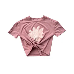Girls Front Tie Shirt