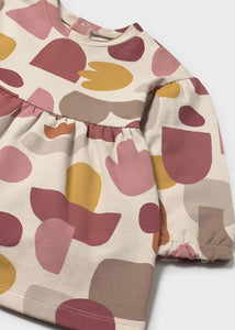 Baby Print Fleece Dress