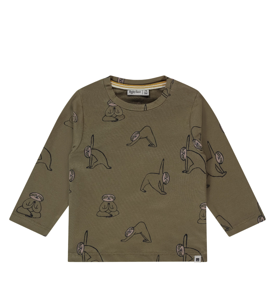Yoga Sloth Top-Army