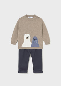 Animal Friends Sweater Set