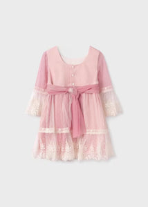Pink Plumeti Tulle Dress