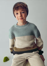 Load image into Gallery viewer, Color Block Knit Sweater
