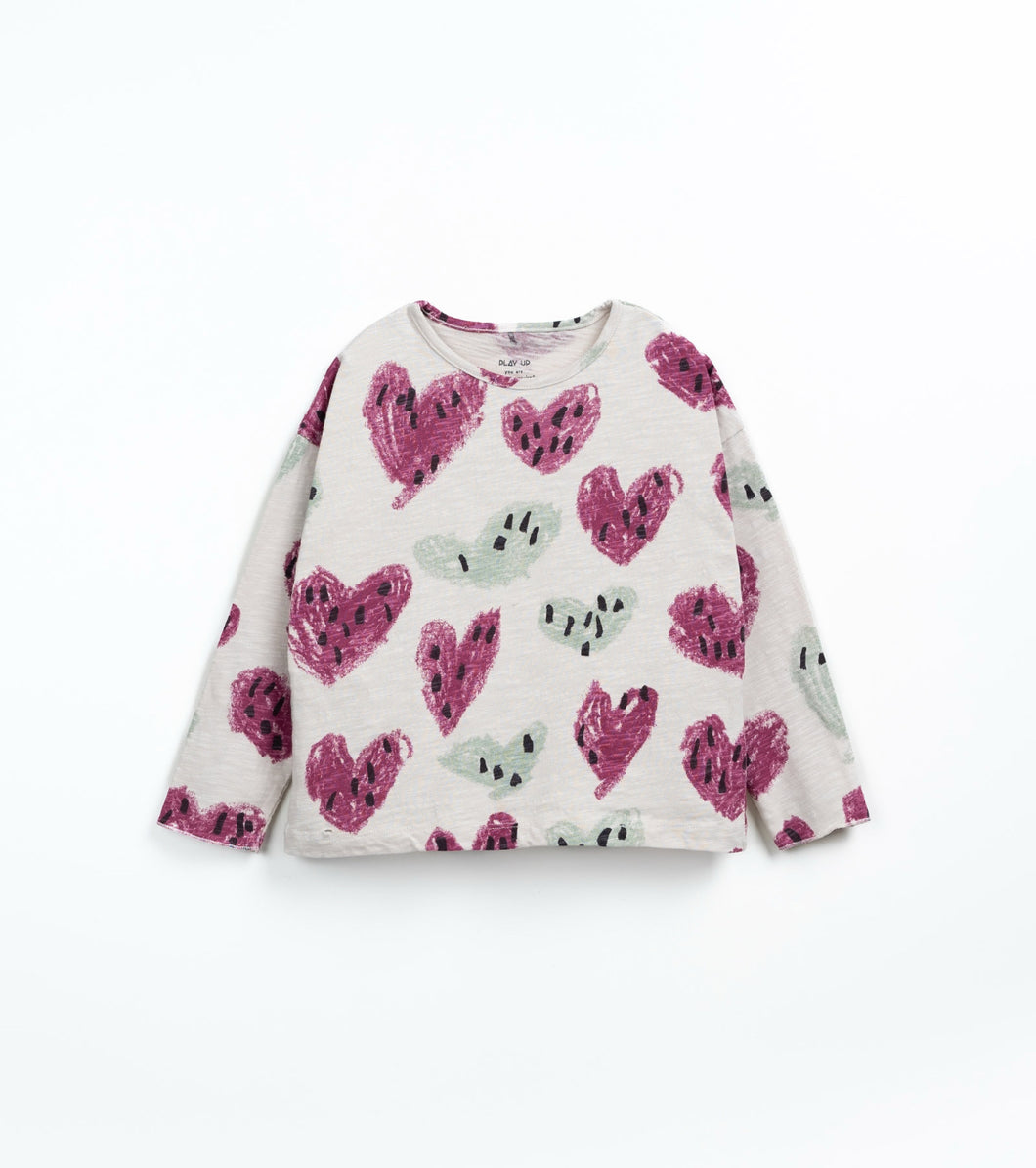 Strawberry Heart L/S Top