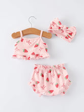 Load image into Gallery viewer, Strawberry Bow Set
