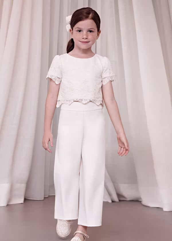 Long Crepe Pants Set