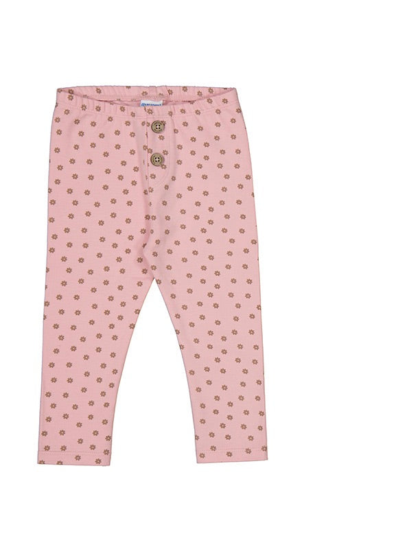 Pink Floral Print Legging