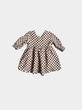 Load image into Gallery viewer, Girls Woven Checkered Dress
