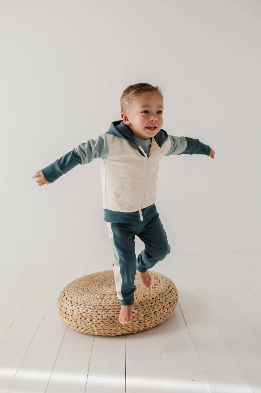 Bamboo/Cotton Track Set - Blue