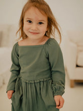 Load image into Gallery viewer, Maxi Ruffle Pine Dress
