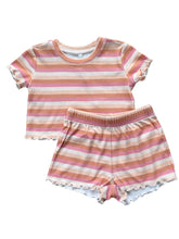 Load image into Gallery viewer, Tropical Stripe Outfit Set
