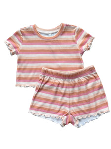 Tropical Stripe Outfit Set