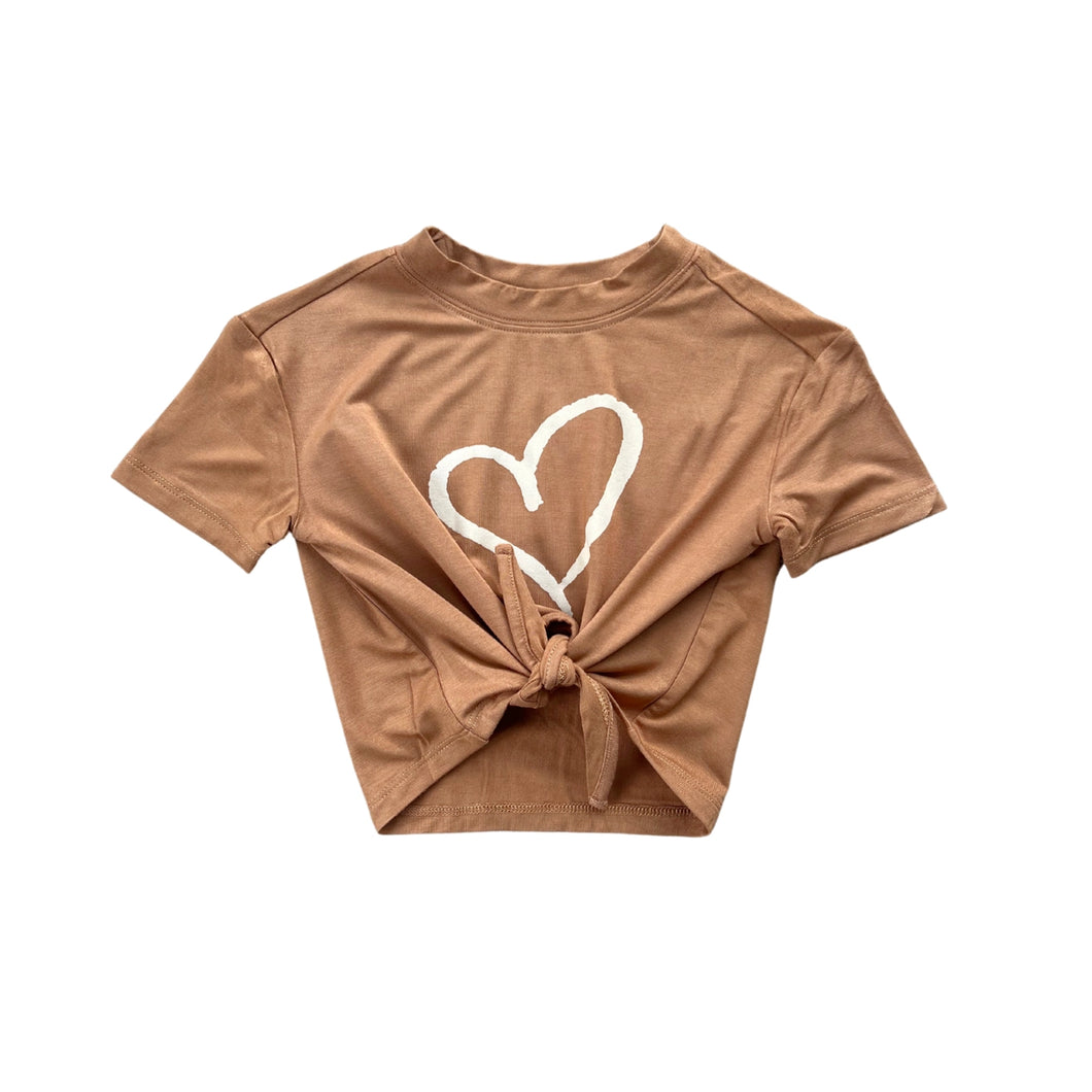 Girls Front Tie Shirt