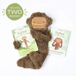 Bigfoot's Self Esteem Plush Snuggler Set - with 2 Books
