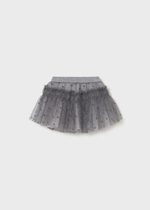 Silver Polka Dot Star Skirt