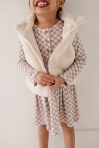 Cream Fur Vest