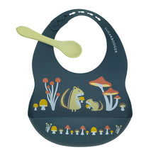 Load image into Gallery viewer, Silicone Bib &amp; Spoon Set
