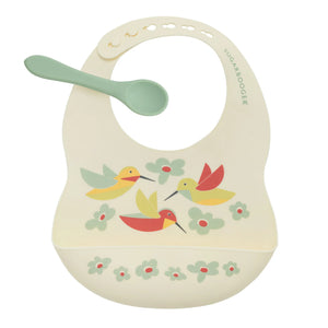 Silicone Bib & Spoon Set