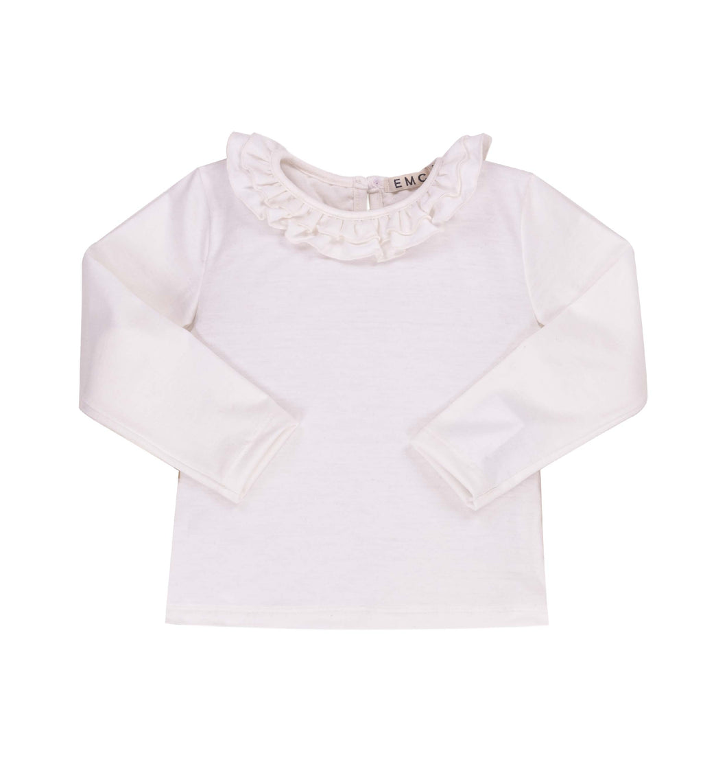 Basic Baby White Long Sleeve Tee