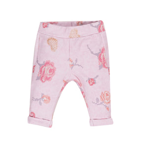 Heart Floral Fleece Sweatpants