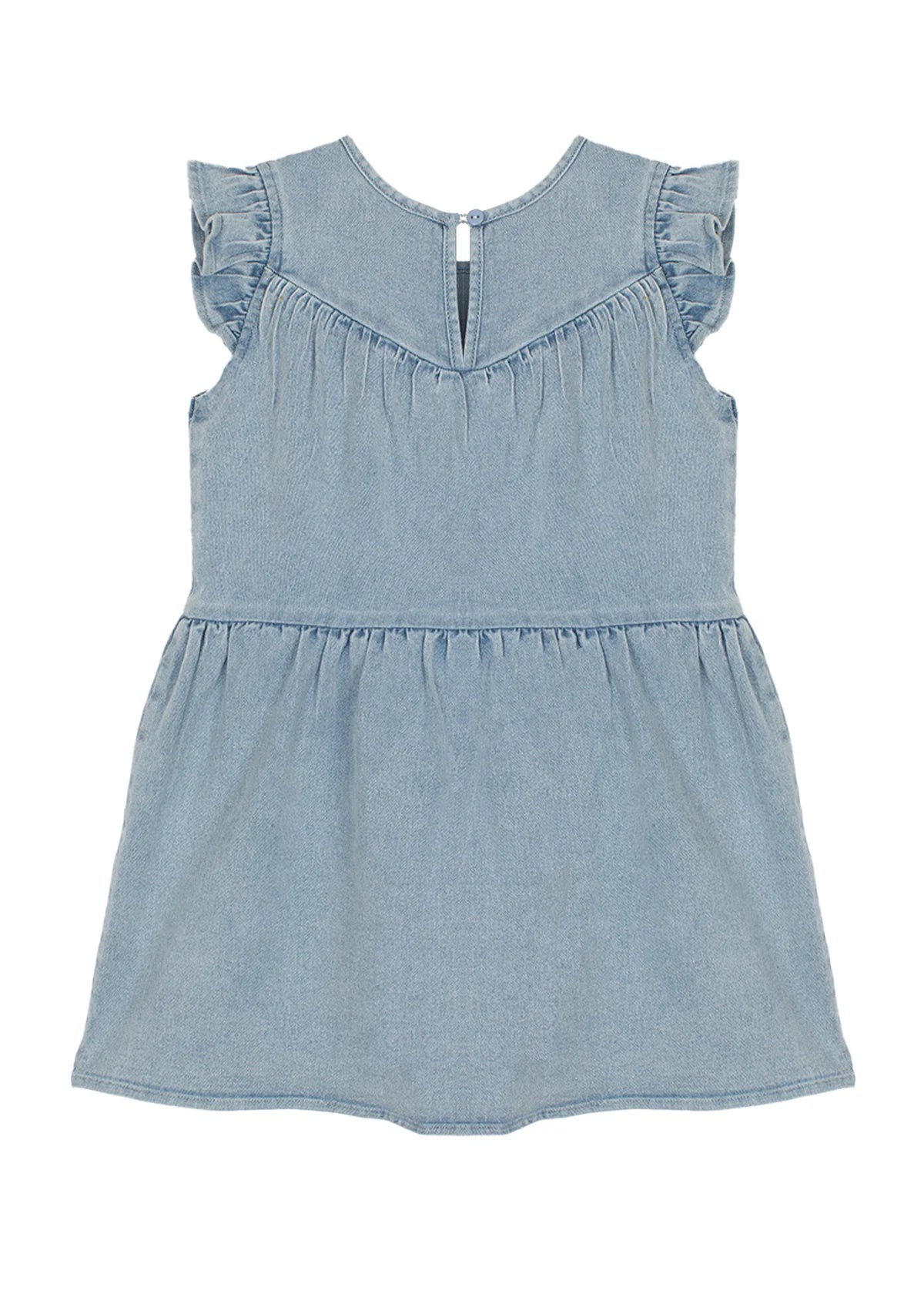 Girls Denim Dress Le D Bug Boutique Girls Denim Dress Le D Bug Boutique