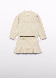 Girl Knit Skirt Set