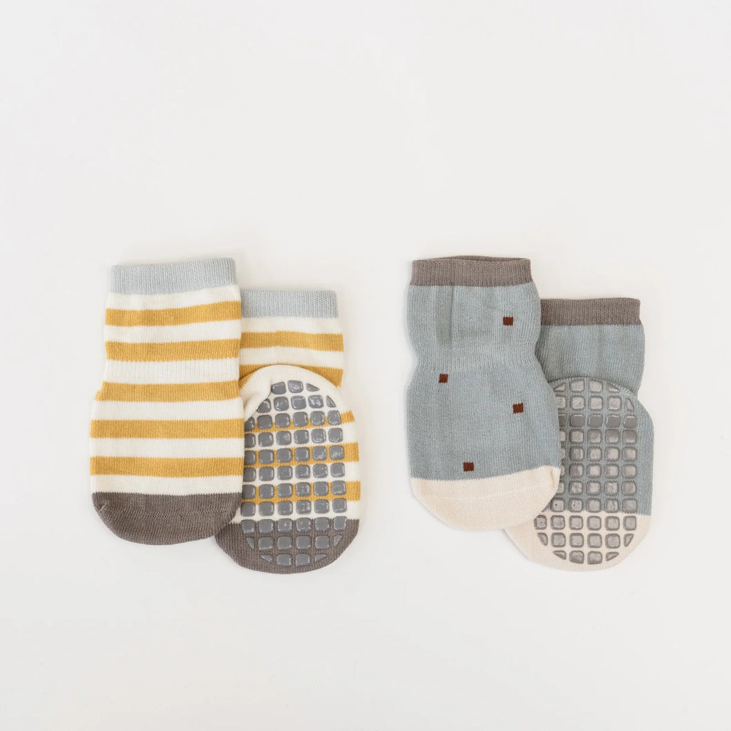 Non-slip 2pk Socks