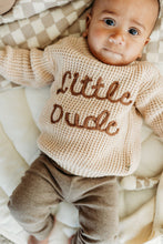 Load image into Gallery viewer, Little Dude Embroidered Sweater
