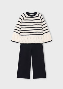 Striped Sweater Set