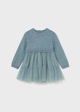 Load image into Gallery viewer, Baby Knit and Tulle Dress
