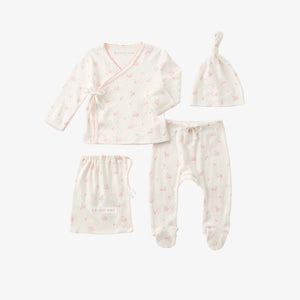 Gray Pointelle Take Me Home Bag Set