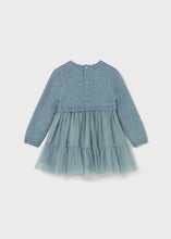 Load image into Gallery viewer, Baby Knit and Tulle Dress
