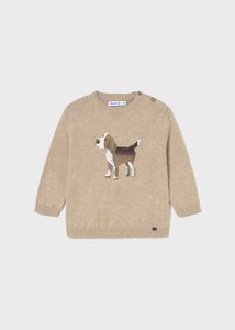 Baby Boy Sweater with Dog