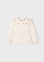 Load image into Gallery viewer, Girl Ruffled Collar Top

