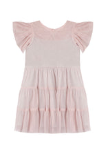 Load image into Gallery viewer, Phoebe Short Sleeve Soft Tulle &amp; Sparkling Knit Dress
