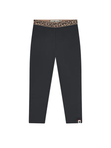 Girls Grey/Chetah Legging