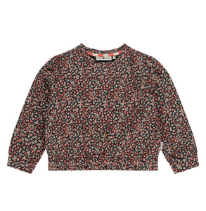 Girls Floral Sweatshirt