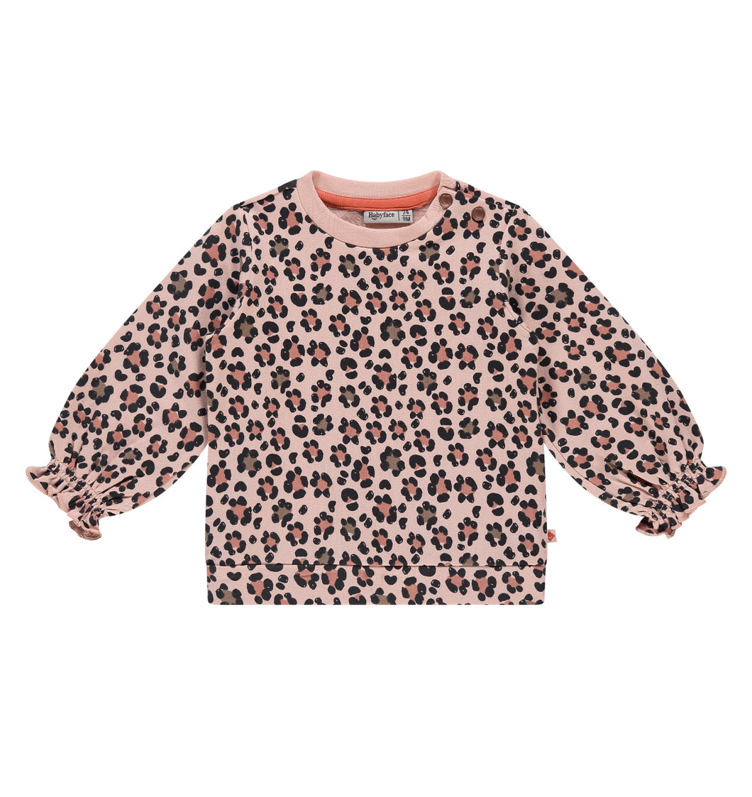 Chetah Pillow Sleeve Sweatshirt