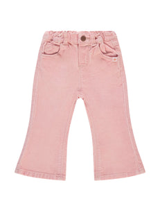 Pink Flair Cord Pant