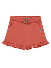 Load image into Gallery viewer, Orange Ruffle Short
