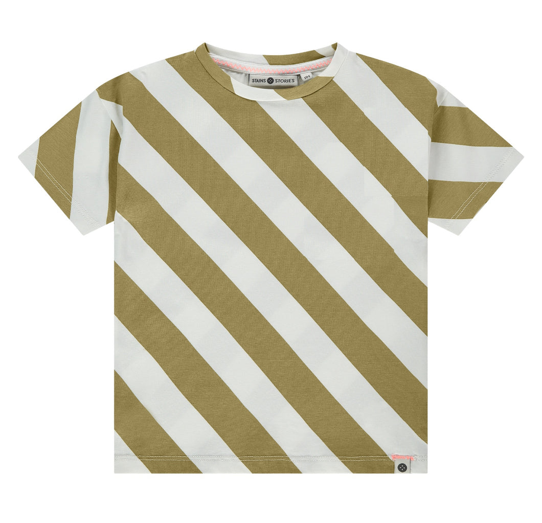 Boys Striped Short Sleeve T-Shirt